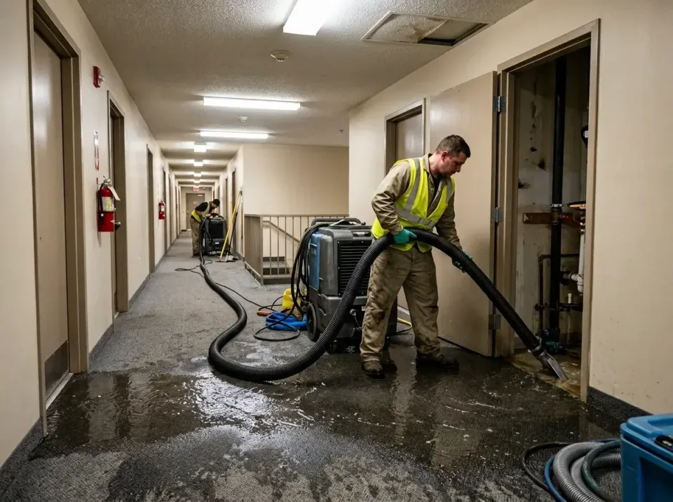 multi-unit-apartment-hallway-f-005 — frequently asked questions, Emergency Burst Pipe Water Extraction & Removal in New Lond…